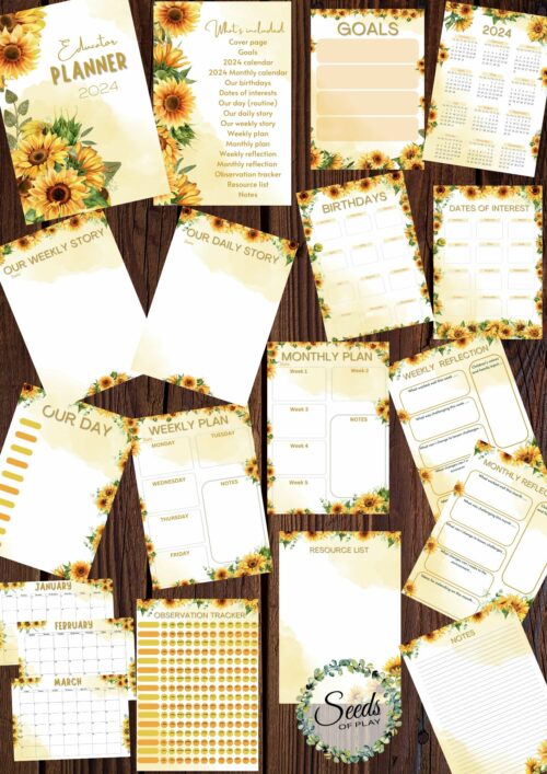 Sunflower Planner Preview