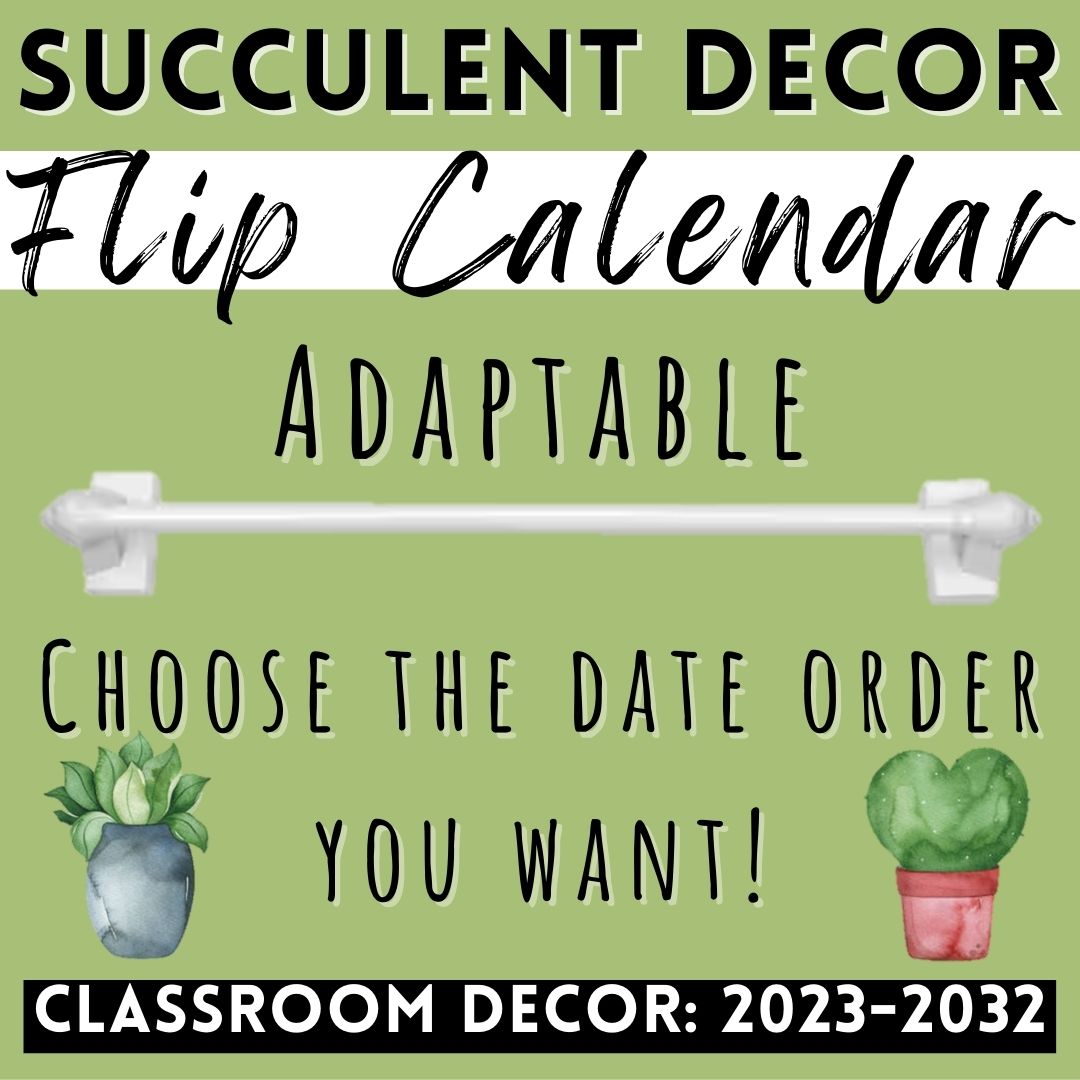 CACTUS BULLETIN BOARD LETTERS PRINTABLES SUCCULENT CLASSROOM DECOR NUMBERS  | Made By Teachers