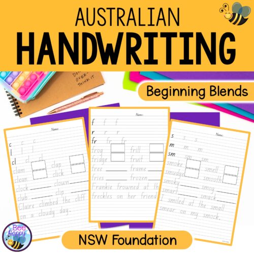 Australian Handwriting Initial Blends Nsw Cover