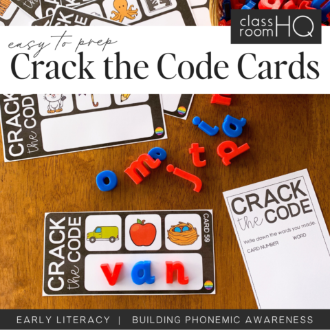 Crack The Code Cvc Words Activity For Literacy Centres