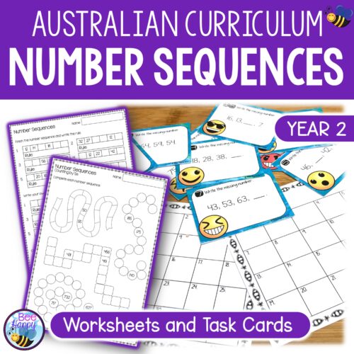 Australian Curriculum Maths Year 2 Unit 1 Number Sequences Cover