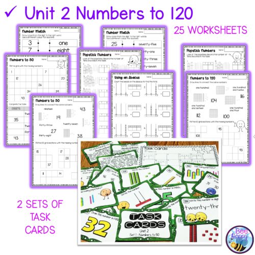 Year 1 Maths Number And Algebra Bundle Number To 120