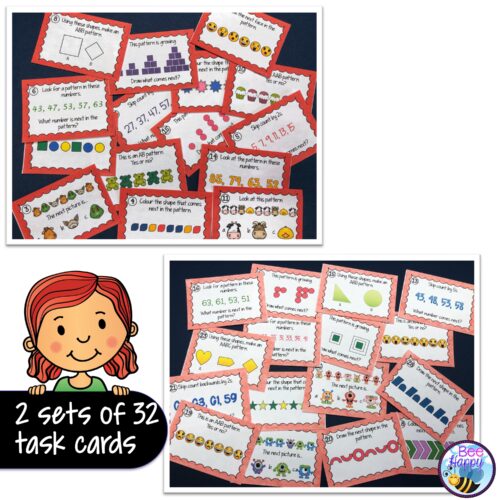 Year 1 Maths Pattern Task Cards