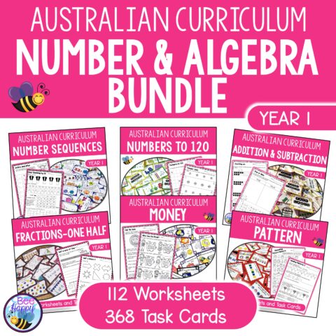 Year 1 Maths Number And Algebra Bundle Cover
