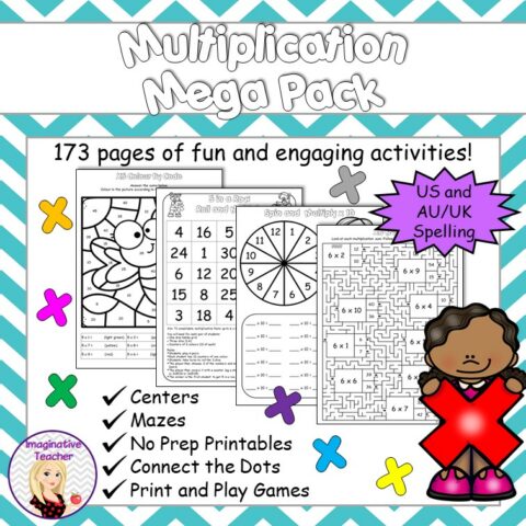 Multiplication Mega Pack Square Cover