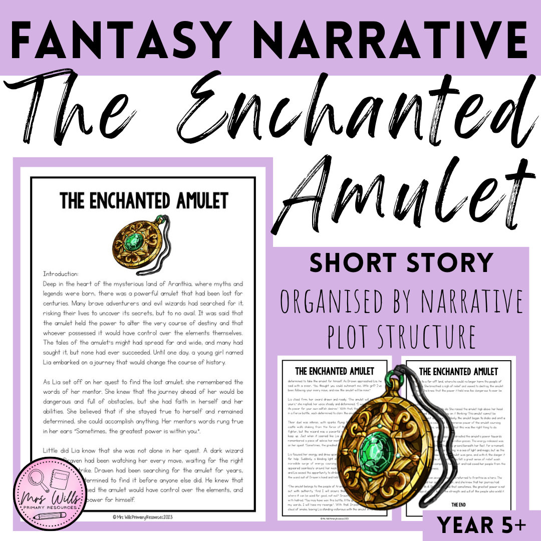 Reading　Enchanted　Marketplace　Fantasy　Text　Text　The　Australian　Narrative　Amulet　Exemplar　Analysis　Teachers