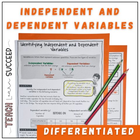 Independent And Dependent Variables
