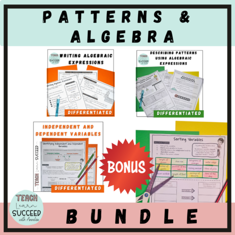 Patterns And Algebra Variables, Algebraic Expressions And Patterning