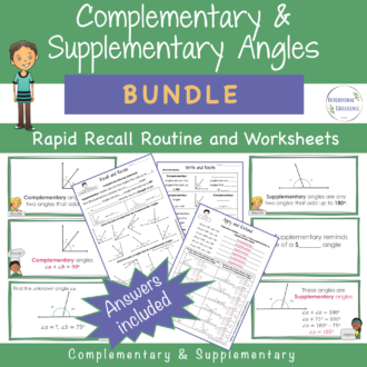 Bundle Complementary Supplementary Angles Cover