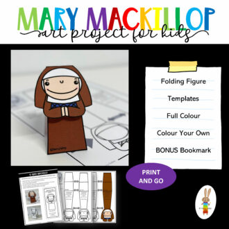 Mary Mackillop Cover Art Worksheet