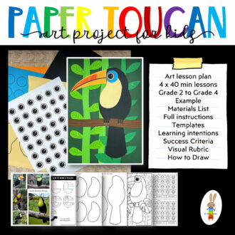 Paper Toucan Art Lesson Plan