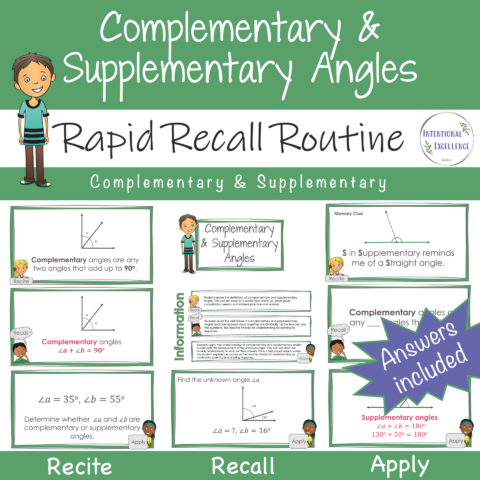 Rrr Complementary Supplementary Angles Cover