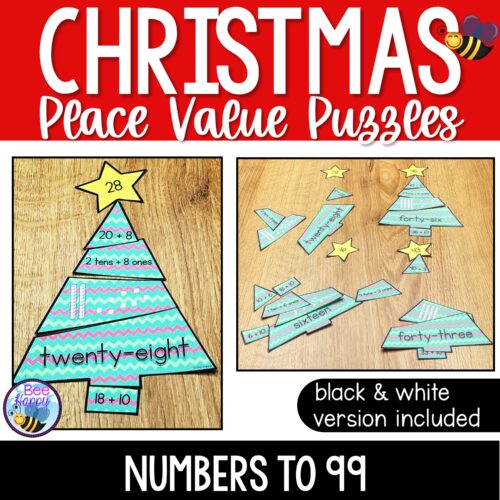 Christmas Place Value Puzzles Cover