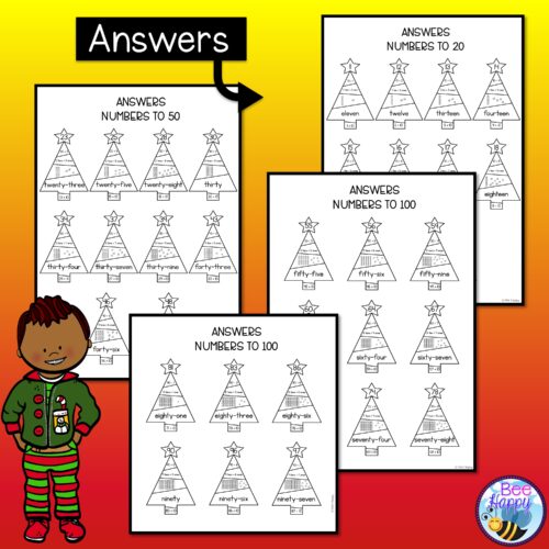 Christmas Place Value Puzzles With Answers