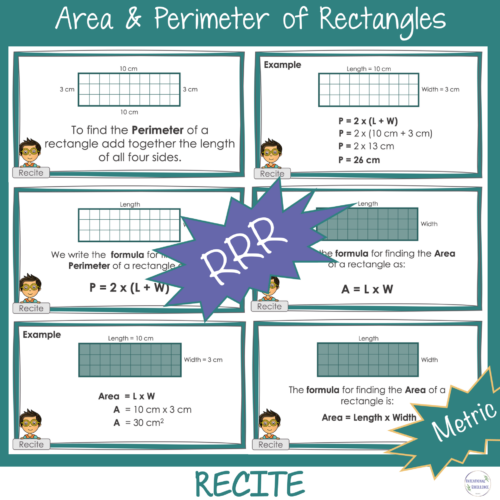 Rrr Recite Area Perimeter Rectangles Cover