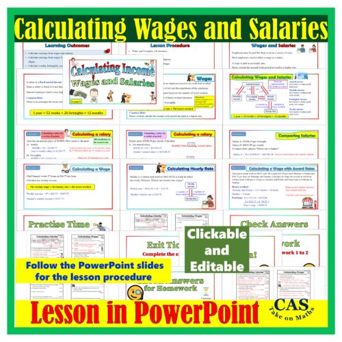 Financial Math Lesson 1 |Calculating Wages And Salaries |