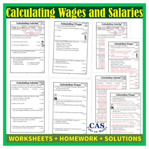 Financial Math Lesson 1 |Calculating Wages And Salaries |