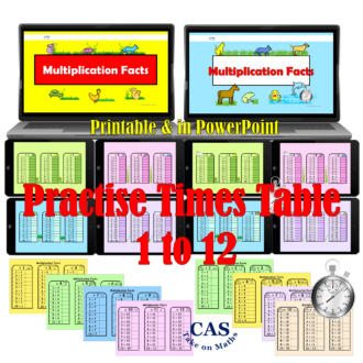 Times Table Worksheets 1