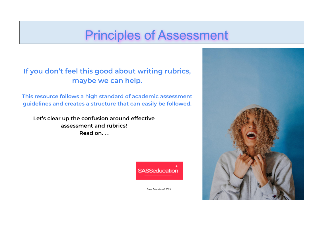 Copy Of Principles Of Assessment Brief Product Image