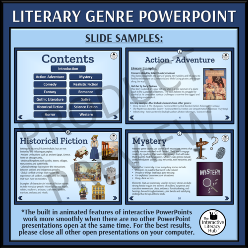 Literary Genre Powerpoint