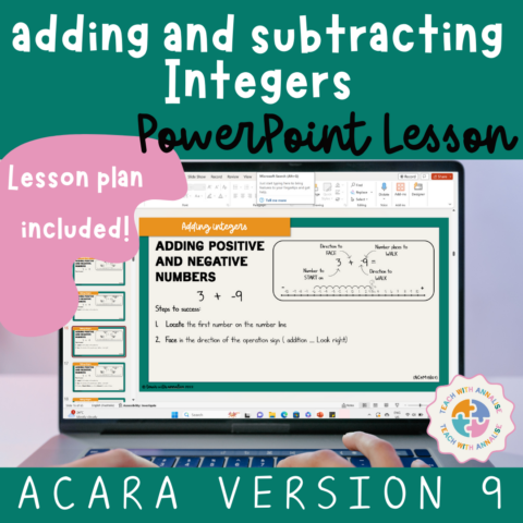 Adding And Subtracting Integers