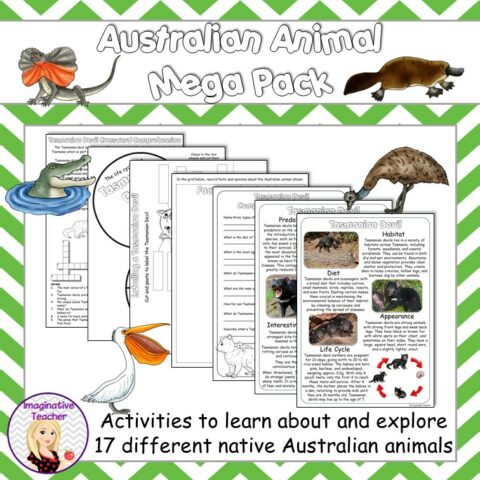 Australian Animal Pack Square Cover
