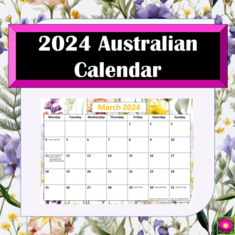 Calendar 2024 cover