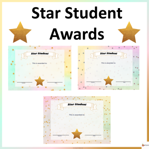 Star Student Awards Cover Page