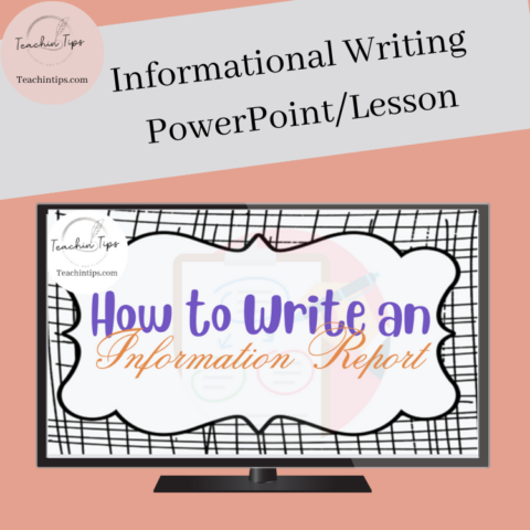 Writing Informational Texts Powerpoint/Lesson