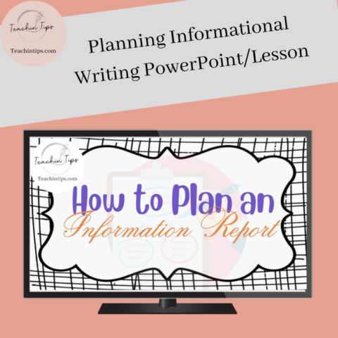 Planning Informational Texts Powerpoint