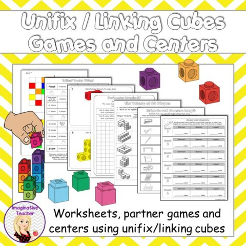 Unifix Cubes Games And Centers Square Cover