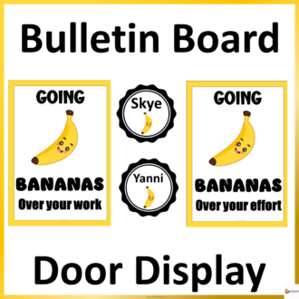 bananas decor display cover page