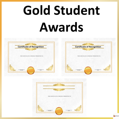 Final Certificate Of Recognition Gold Awards Set 2 Cover Page