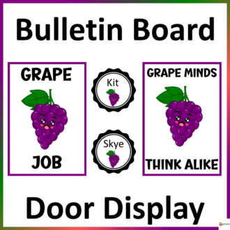 grape decor display cover page