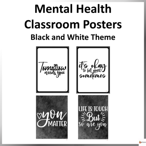 Mental Health Classroom Posters Cover Page