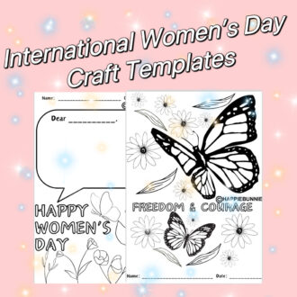 International Women's Day- Craft template