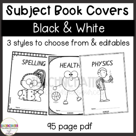 Printable Book Covers
