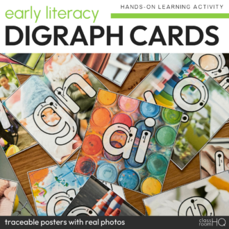 Traceable Digraph Mats - Hands On Digraph Posters | Science of Reading Approved