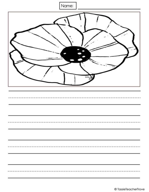 Anzac Day Writing Prompts And Templates Page 27