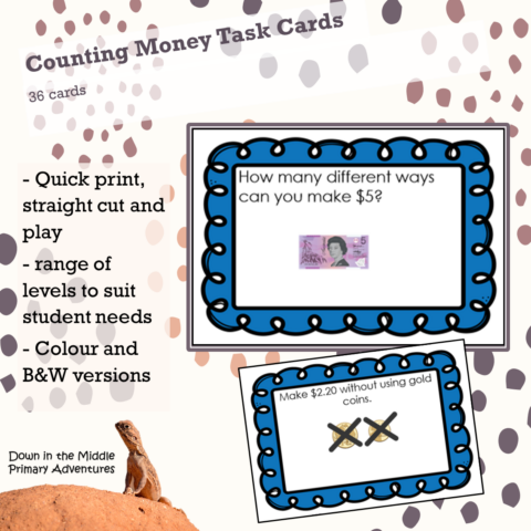 Counting Australian Money Task Cards Atm Thumbnail