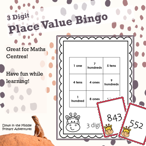 Place Value Bingo 3 Digit Thumbnail