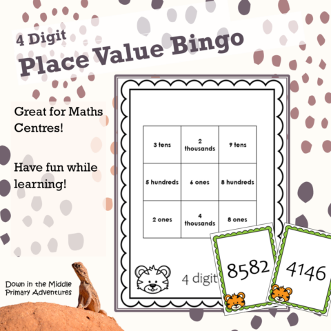 Place Value Bingo 4 Digit Thumbnail