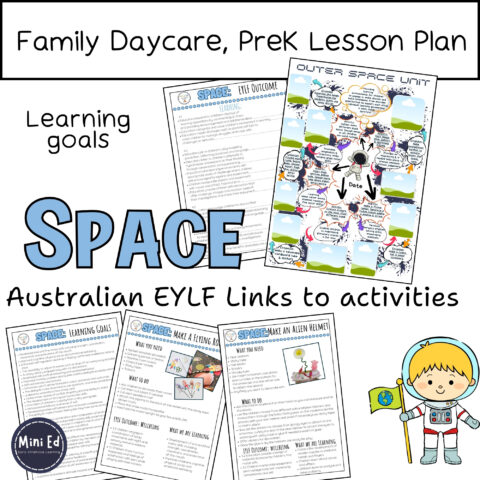 Space Lesson Plan Eylf Early Childhood Learning