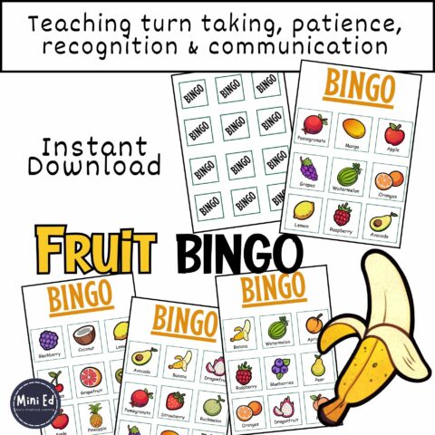 Fruit Bingo Game