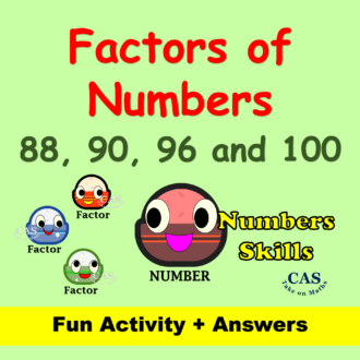 CASTOM-Factors of Number Puzzle 31