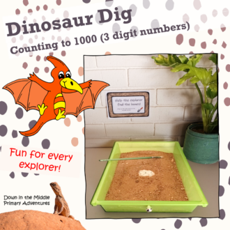 Dinosaur dig Counting to 1000 Thumbnail