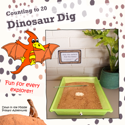Dinosaur Dig Counting To 20 Thumbnail