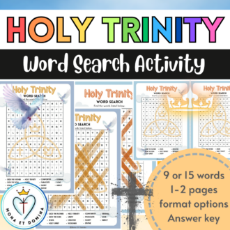 Holy Trinity Word Search Thumbnail