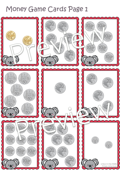 Money Game Cards Single Denomination Preview 3