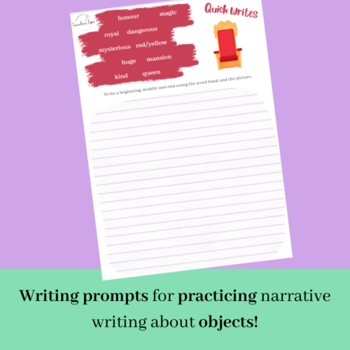 Narrative Writing Prompts For Practicing Story Writing